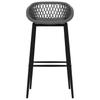 7 Piece Bar Set in Black and Gray