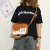 Women 2025 Piano Women's Bag Fashion Korean Version One Shoulder Crossbody Piano Keys Small Square Bag Women's Bag