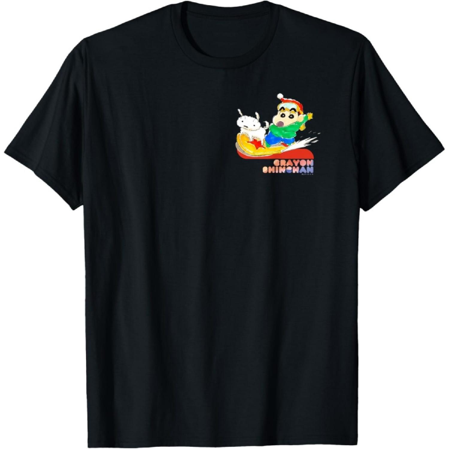 Crayon Shin-chan Snow Board T-Shirt S