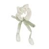 Women Tulip Flower Tassel Hair Ties Cute Temperament Lace Stretchy Hair Rope Ponytail Holders Sweet Hair Accessories