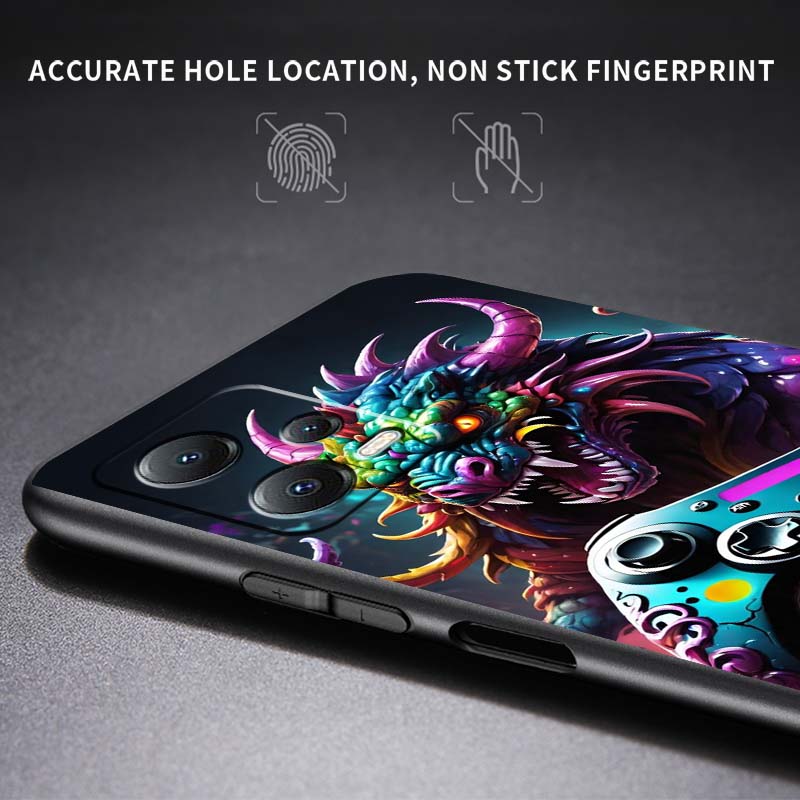 Creative Game Controller Phone Case For Xiaomi Redmi Note 15 14 13 12 12S 11E 11 11S Pro Plus 4G 5G Black Soft TPU