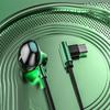 Stylish Metal Body with L-Shaped Plug Enhanced Bass and Clear Mic Wired Gaming Earphones for Music and Mobile Esports