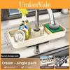 Modern Pp Kitchen Sink Organizer With Drip Tray For Home Storage