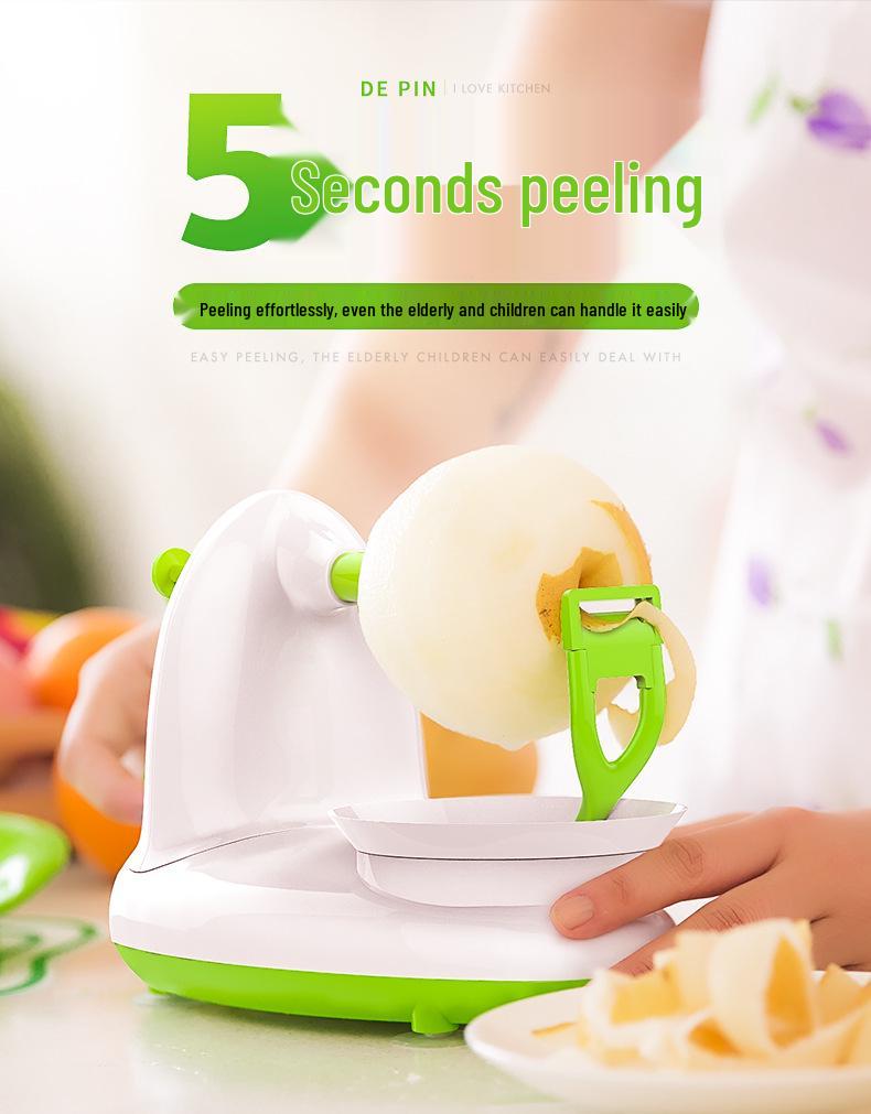 Hand-Crank Automatic Fruit Peeler: Apple and Pear Peeling Knife