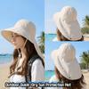 Casual Quick Drying Women'S Sun Hat Foldable Uv Protection Bucket Hat Breathable Solid Color Fisherman Cap For Summer