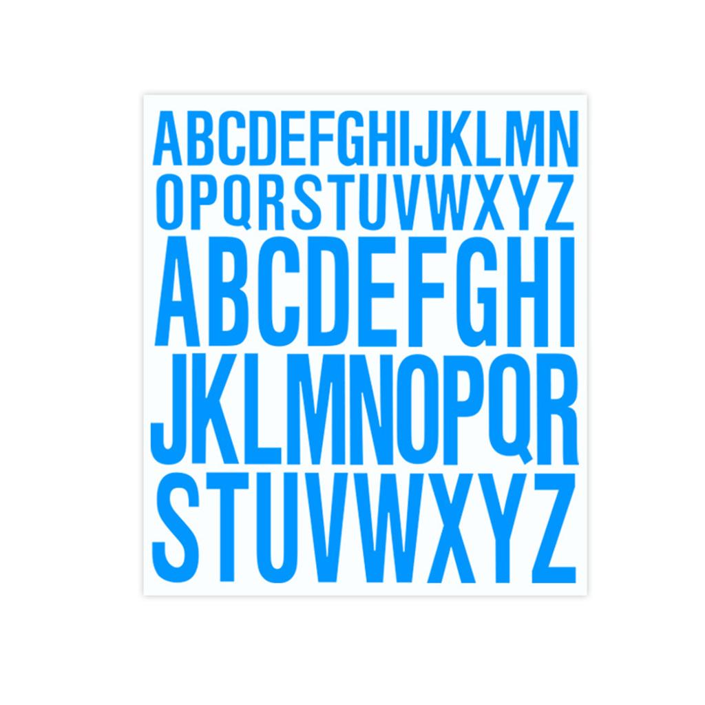 Waterproof DIY English Letter Stickers, Hand Account File Labels, Oil And Scratch Resistant PVC Stickers, Colored English Labels