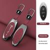 Funda Carcasa Soporte Llavero Protector de Llave de Aleación de Cuero Para Faw Bestune T77 T77Pro Nuevo B70 T55 T33 T99 Accesorios