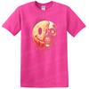 Skull Dripping Smile Graphic T Shirt Creepy Halloween Tee Gothic Art Design