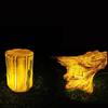Solar-Powered Outdoor Waterproof Tree Stump Garden Light