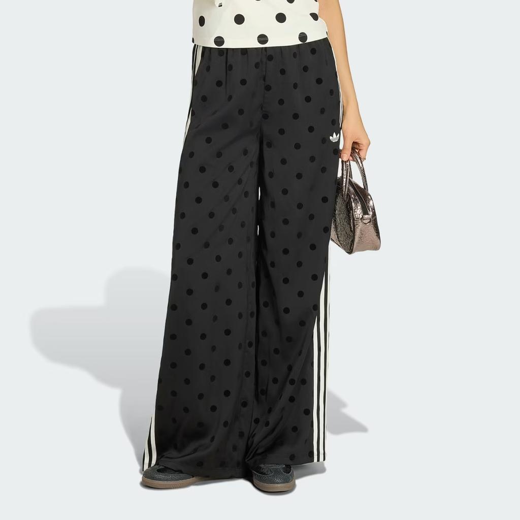 Adidas Originals Satin Polka Dots Wide Leg Pant Women Pants KV1169