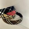 Domestically Produced Wool Check Daily High Teen Casual Headband