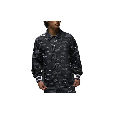 Alphabet Print Varsity Jacket Men Outerwear Black DX9739-045