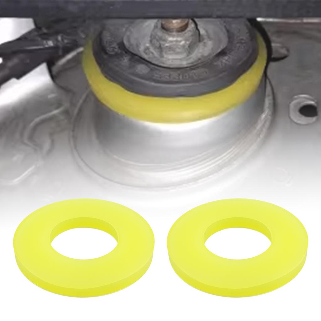 For VW Golf MK4 Silencer Pad Rubber Bushing Dampers Front Strut Tower Mount Suspension Shock-Absorbing Bearing Washer Over Bumps