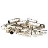 360 Degree Rotary 1/8" 1/4" 3/8" 1/2" BSPT Male x 6/8/10/12mm Hose Barb Nickel Plated Brass Elbow Pipe Fitting Pneumatic Air
