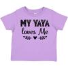 Inktastic My Yaya Loves Me Grandchild Outfit Toddler T-Shirt Grandma Grandkids