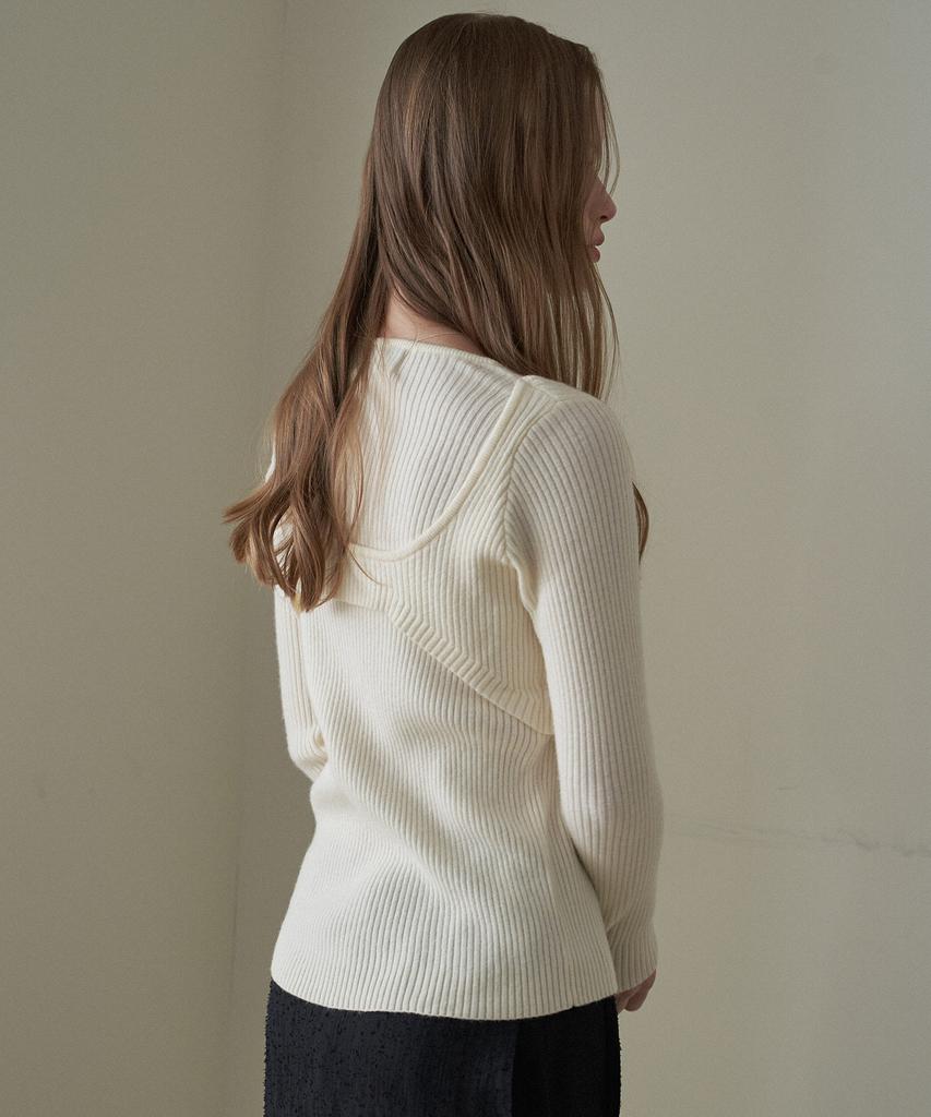Peullobeu Layered Ballet Knit_Iv
