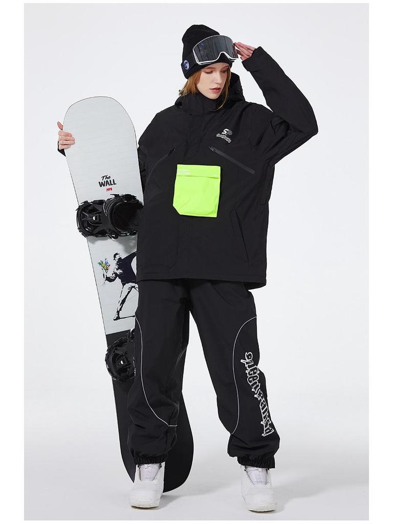 Unisex Winddichter Wasserabweisender Skianzug - Warme, Dicke Snowboardausrüstung