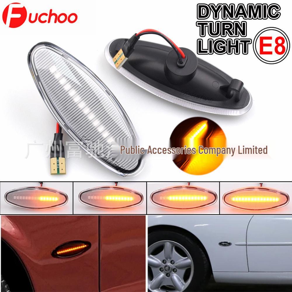 LED Fender Side Marker Turn Signal Lights for Jaguar XK8, XKR, S-Type, XJ X350