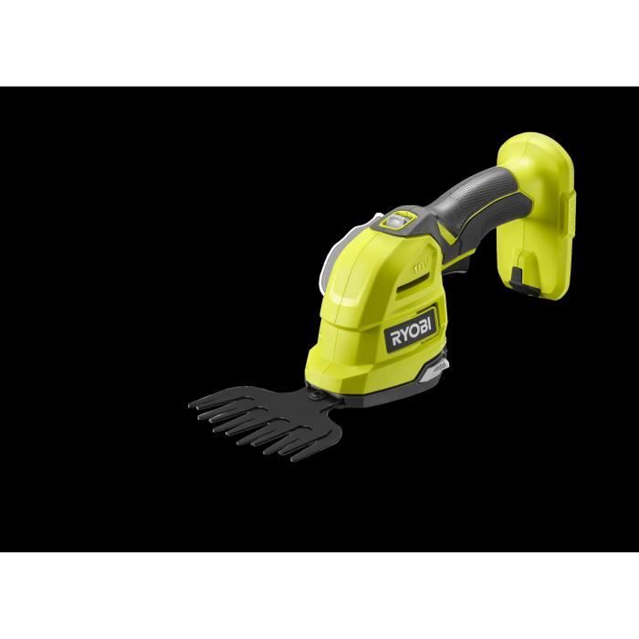 Cisaille à gazon ryobi ry18gsa-0 - double fonction : sculpteur de végétaux - lame 120mm et 200mm - 18v