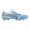 Mizuno Alpha 3 SELECT Soccer Unity Sky Blue x 2E Cleats, White, 25.5 cm,