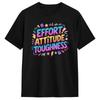 Effort Attitude Toughness Mindset Determination T Shirt Summer  100 Cotton T-Shirts For  Fashion Printed Tee Shirt Retro Tees