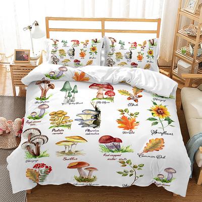 Animal And Plant Specimens Butterfly 3D Digital Printing Kit Bed Three-Piece Quilt Cover
