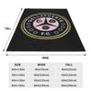 Flannel Blanket Football Club Soft Warm Throw Blanket for Outdoor Travel Office Graphic Bedspread Sofa Bed Cover