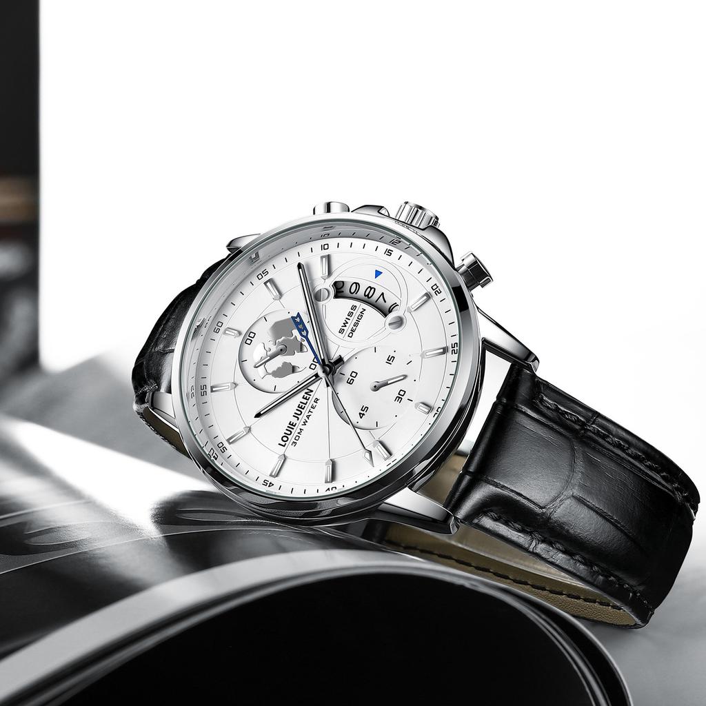 Men'S Watch Men'S Advanced Sense Luminous Waterproof Trend Student Luminous Business Machinery Quartz Men'S Watch