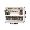 Bookshelf Decor Book Read This Year Counter, Books Read This Year Counter, Books Read This Year Sign, Reading Tracker