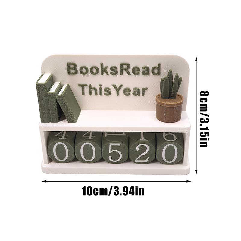 Bookshelf Decor Book Read This Year Counter, Books Read This Year Counter, Books Read This Year Sign, Reading Tracker
