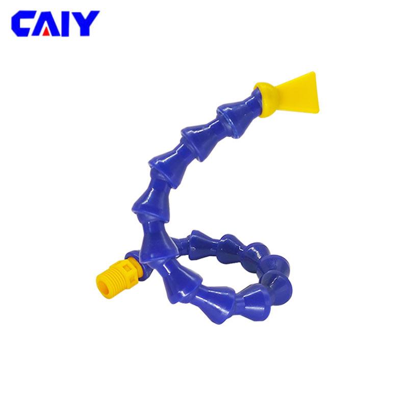 1/4" 3/8" 1/2" Male Thread Plastic Flexible Water Oil Coolant Pipe Hose For lathe Engraving Machine Tools CNC Machine