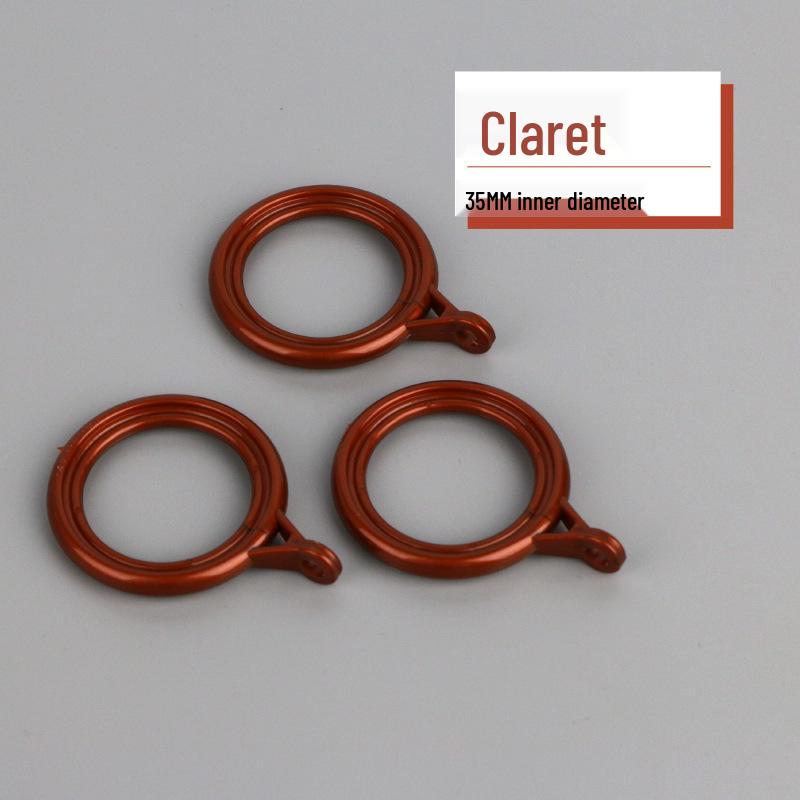 Tysta runda gardinkrokar för romerska stänger