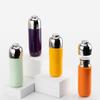 Fashion Titanium Coated Tea Tumbler with Infuser, Portable Thermos Cup 370ml with Gift Box
