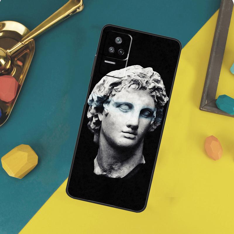 Greek Statue Wearing Hoodie Case For Xiaomi 13T 11T 12T 14T Pro 13 14 15 Ultra POCO X7 Pro X3 X5 X6 F5 F6 M6 Pro Funda