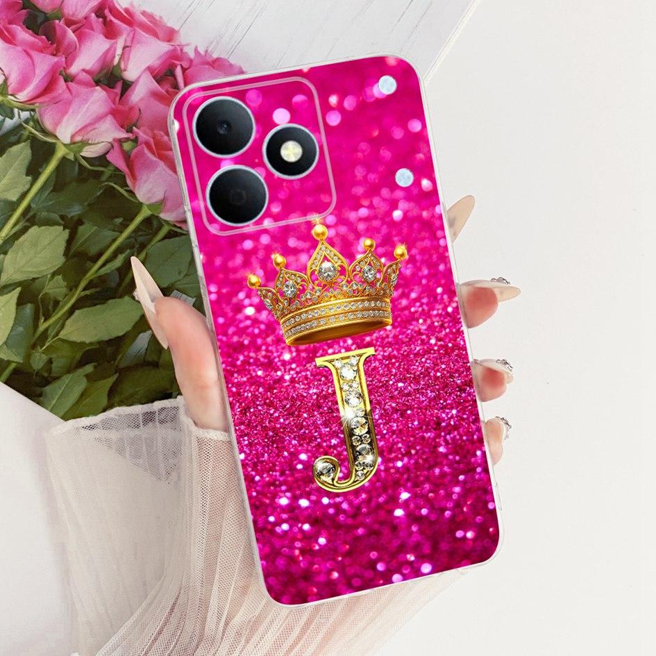 For OPPO Realme Note 80 Case 2026 New Cute Letters Crown Soft Silicone Phone Cover For Realme Note 80 4G Funda Note80 Back Cases