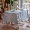 Fabric Tablecloth Nordic Style Cotton Linen Tassel Table Cloth Coffee Cover Dining Room