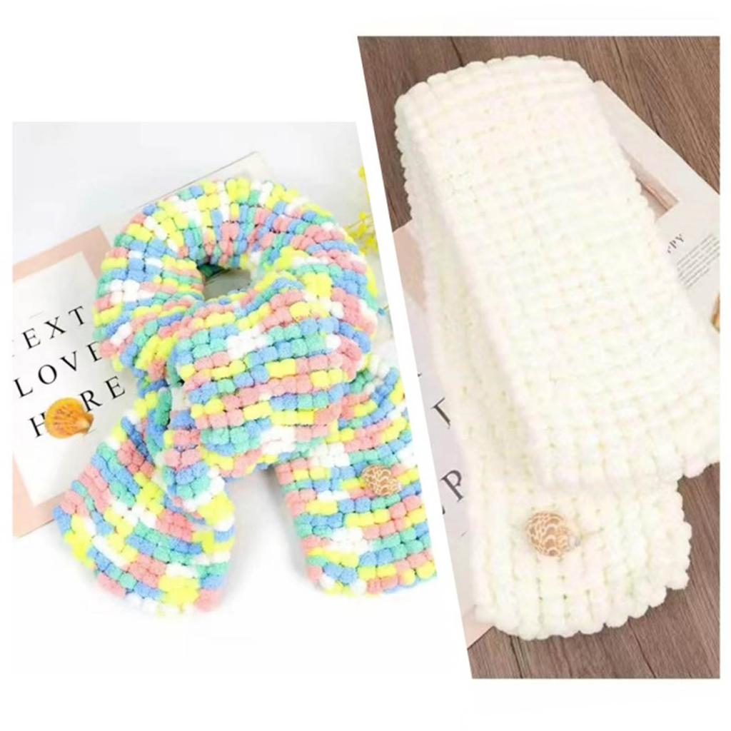 Crochet Yarn Soft Yarn Roll of 100g Knitting Yarn for DIY Hand Knitting Weaving Bags Hat Clothes DIY Crafts