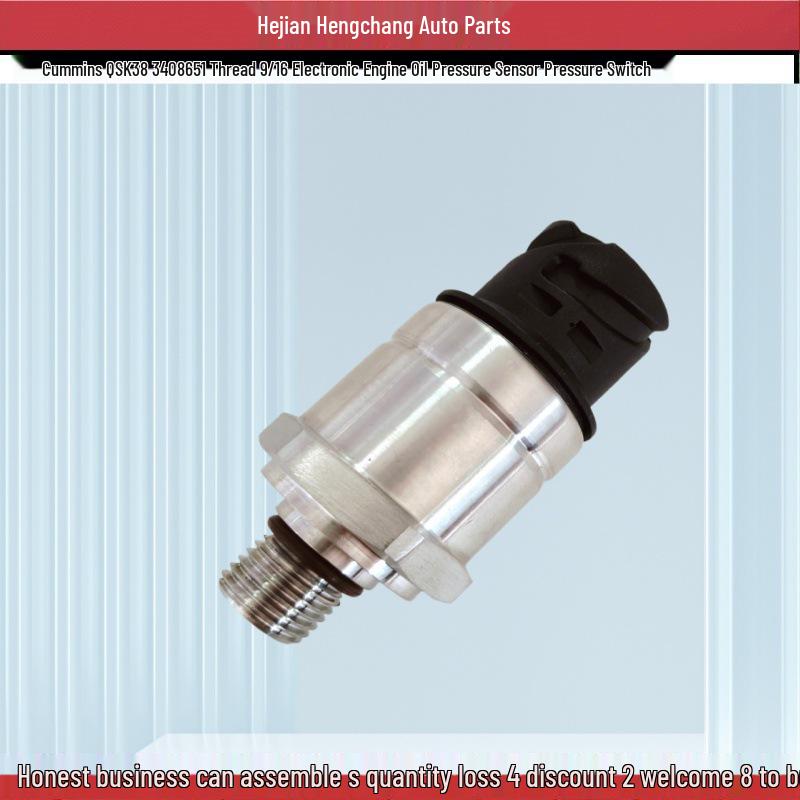 Cummins QSK38 Electronic Oil Pressure Sensor 9/16 Thread