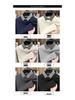 Men's Faux Two-Piece Autumn/Winter Knit Sweater with Shirt Collar - Casual Base Layer for Middle-Aged Dads