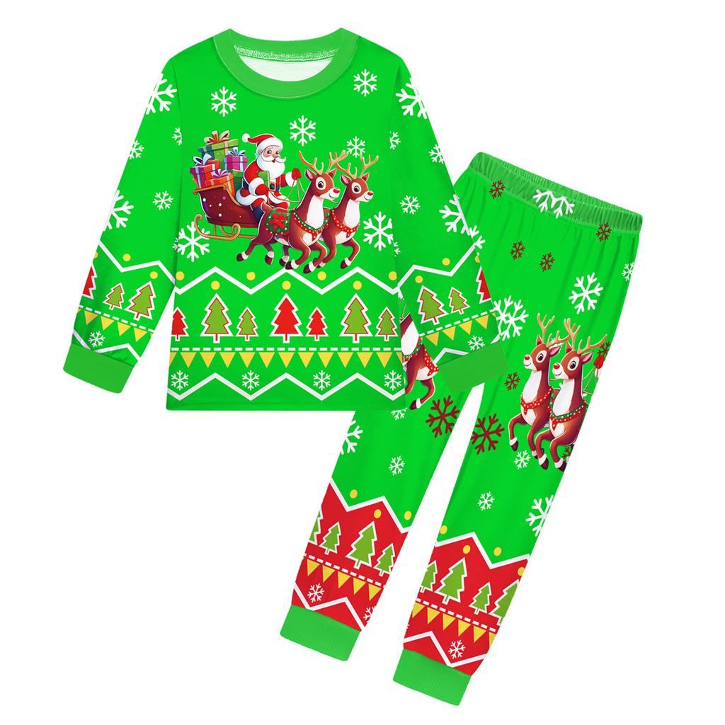 Children's Fashion Suit Skirt Round Neck Long Sleeve Top Pants