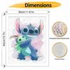 Disney Stitch and Scrump digital oil painting art handmade diy gift home decoration