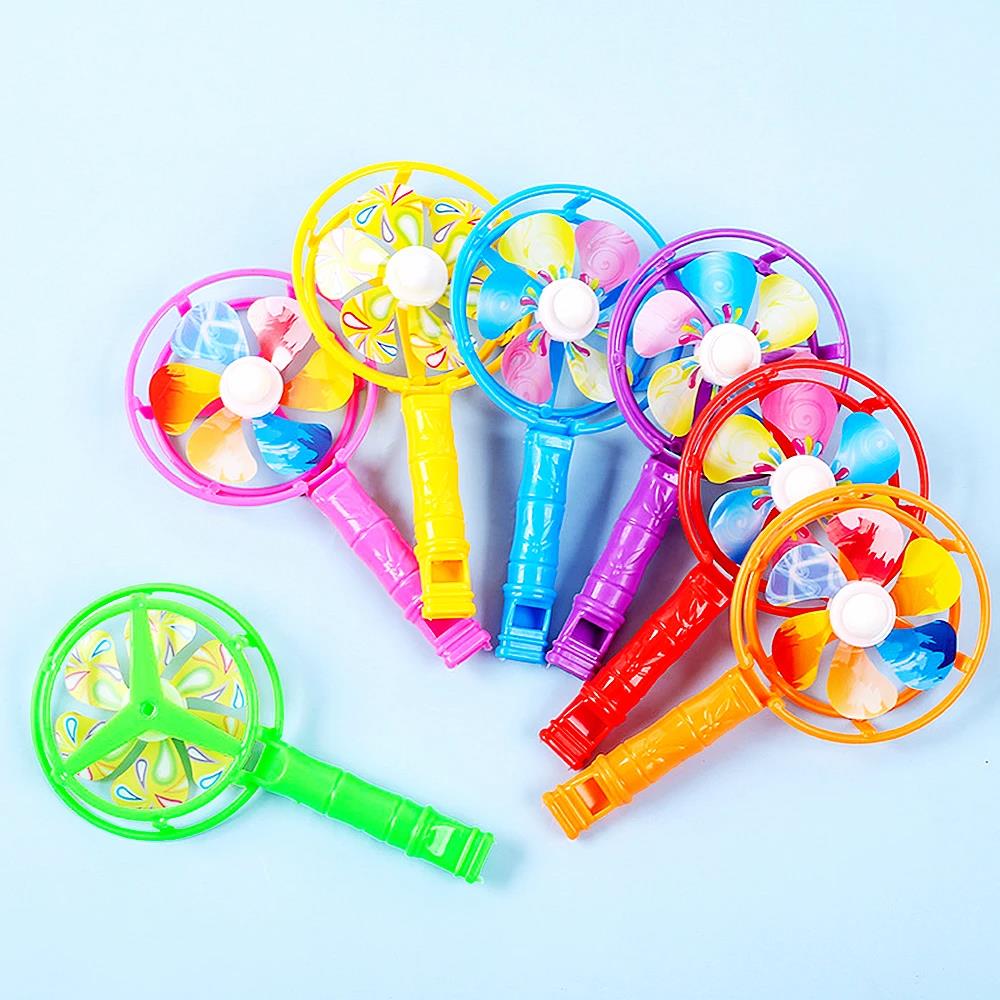10~50pcs Mini Whistle Windmill Plastic Windmill Birthday Party Favors Cute Cartoon Student Rewards Bulk Festival Party Gifts TMZ
