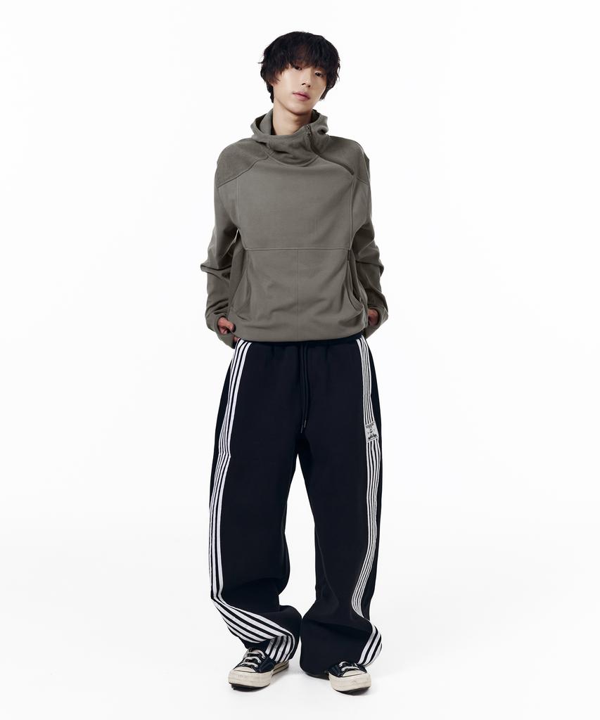 AAKAM Fleece Utility Hooded Long Sleeve (Gray)