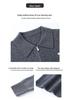 Women's Double Zipper Lapel Knit Cardigan - Spring Loose Fit Age-Reducing Sweater Jacket