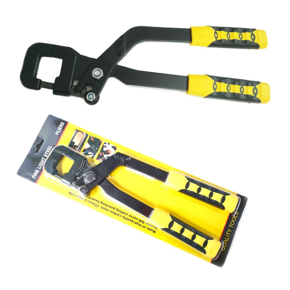 

Portable Two-color Handle Pliers Ceiling Punching Pliers Plaster Drywall Tools For Fastening Metal Double Handed Pliers