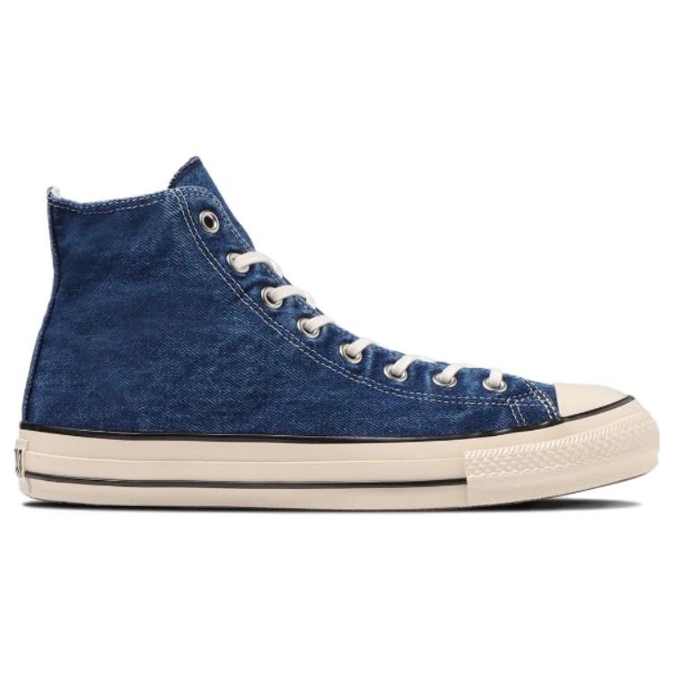 Converse All Star Aged Denim Hi Classic Canvas Sneakers Unisex Sneakers Blue White 31309060