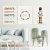 Christmas Gift Happy Nutcracker Decoration Mural Wall Art Prints Decorative Painting Pictures Nordic Posters RedRoom Home Decor