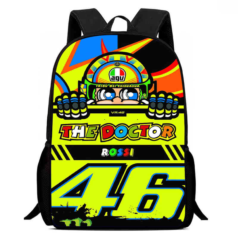 Vr46 Sacīkšu Skolas Soma Daudzfunkcionāla Mugursoma