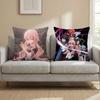 Anime Z-Zero No T-Tsukaima Cushion Cover Multi-Scene Pillow Cover for Home & Car - Reversible, Soft & Durable for Daily Use