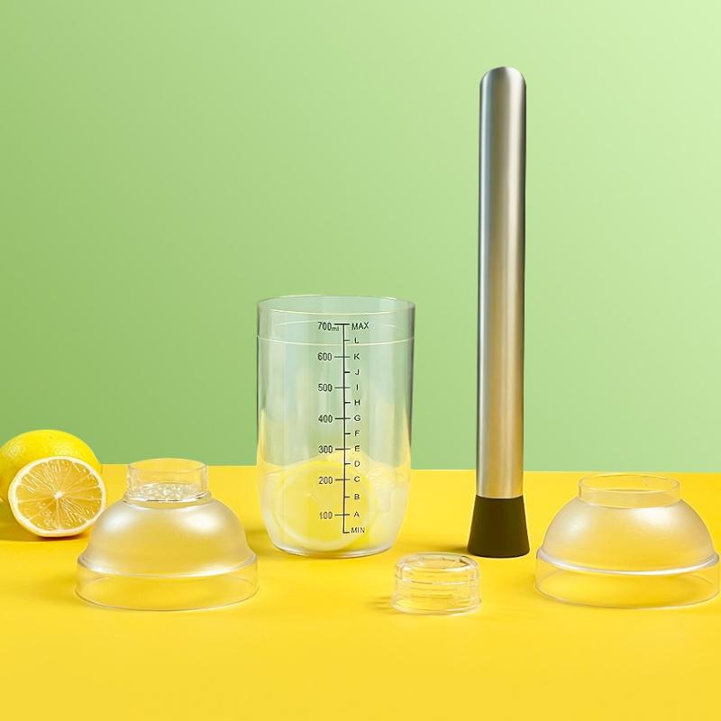 3/5/7Pcs Cocktail Shaker Set Cocktail Shaker And Measuring Jigger Set Drink Mixed Hand Shaker Tools For Bartending And Home Bar